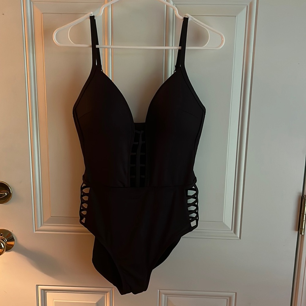 Kenneth Cole Black Swimsuit